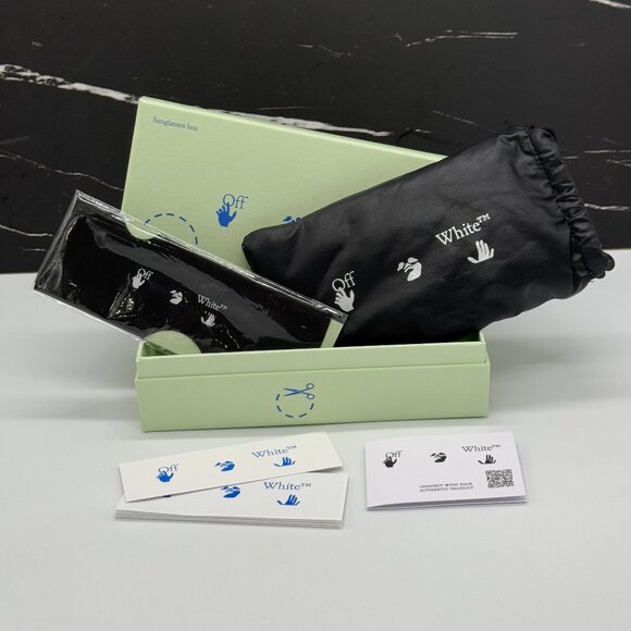 NEW OFF-WHITE SUNGLASSES, BLACK CAT EYE WOMEN EYEWEAR OFF-WHITE ACCRA 007 BLACK main image 6